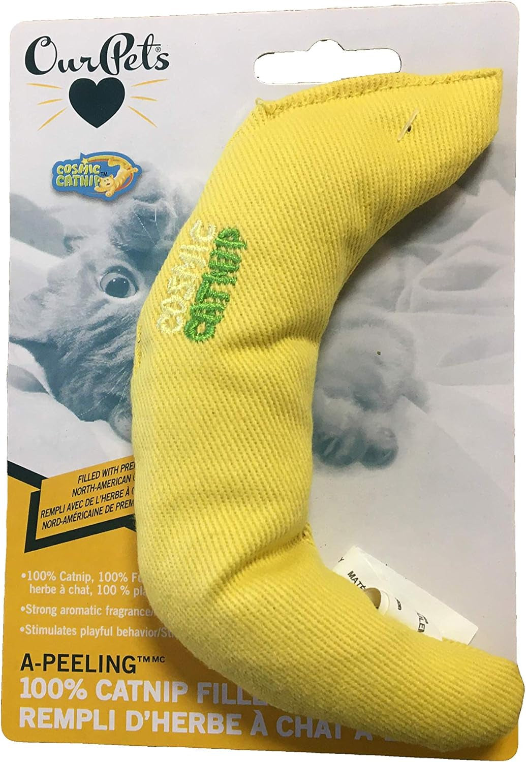 100% Catnip Filled Banana Toy