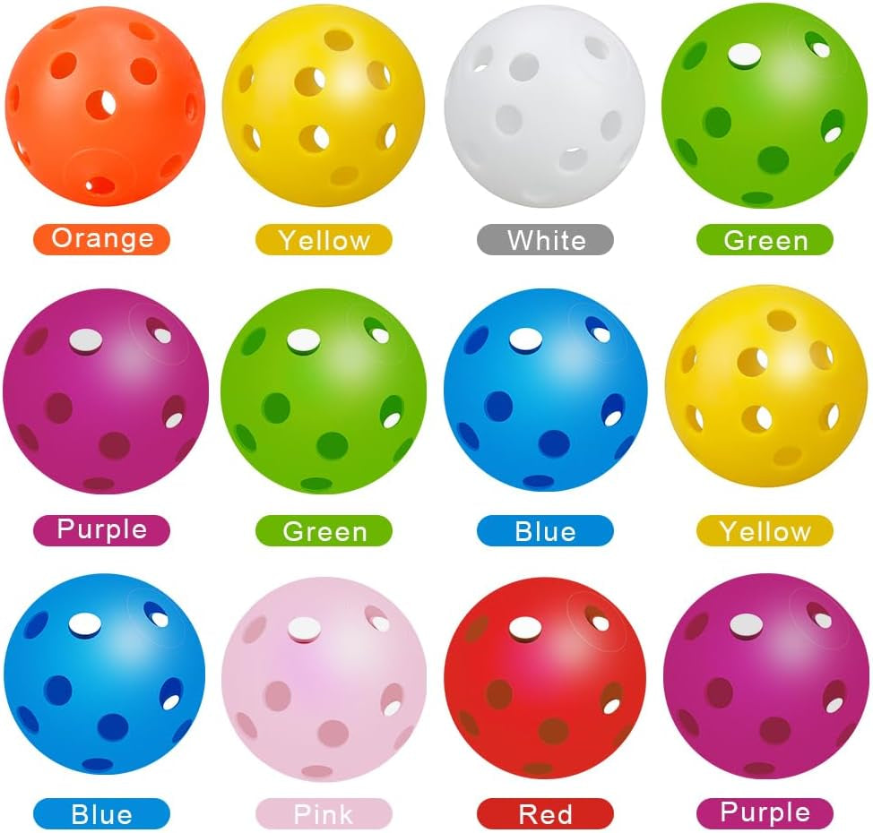 12PCS Cat Ball Toy, Plastic Cat Balls Kitten Toys Cat Toy Ball for Indoor Cats Playing Chasing Toy, Cat Toy Balls Interactive Cat Toy Mixed Colors (42Mm)