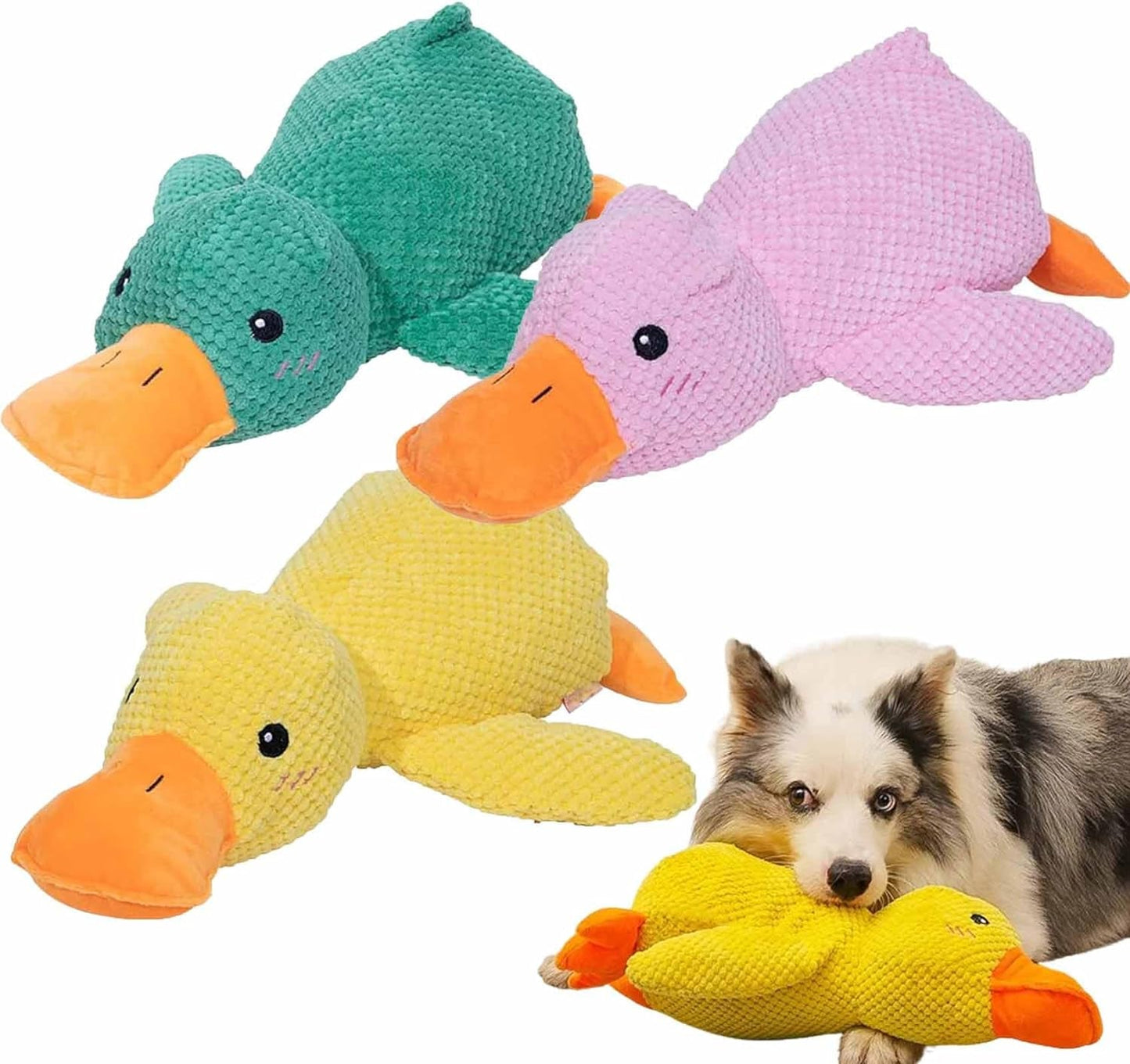 2024 the Mellow Dog,Calming Duck Dog Toy,The Mellow Dog Calming Pillow,The Mellow Dog Duck,Mellow Dog Calming Duck (Yellow)