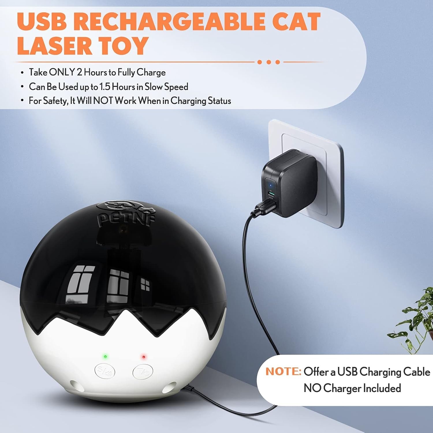 2021 Newest Cat Laser Toy,3 in 1 Interactive Tumbler Ball,Laser and Feather Toys for Pet Automatic Kitten Chaser Toy Indoor,Electronic Real Mice Sound,3 Speeds,3 Timers,Irregular Circle,Rechargeable