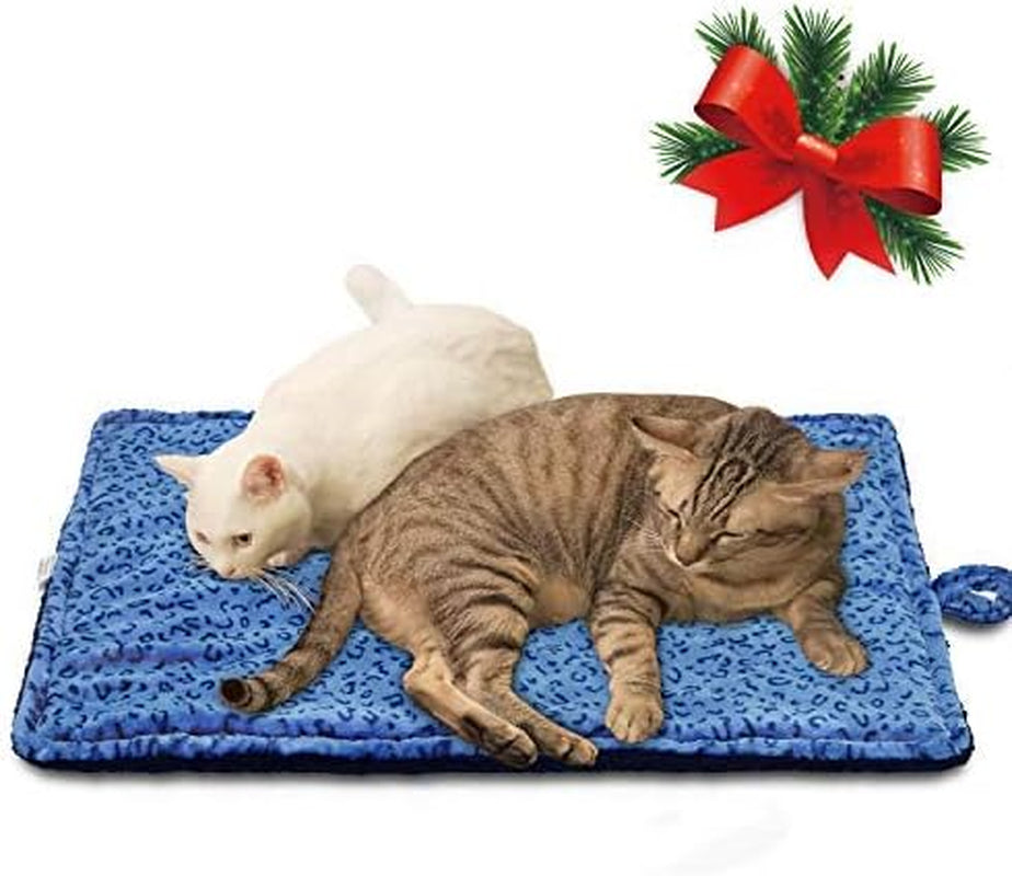 MARUNDA Self Warming Cat Bed,Super Soft Dog Bed Crate Bed Blanket, Self Heating Cat Pad, Thermal Cat and Dog Warming Bed Mat.