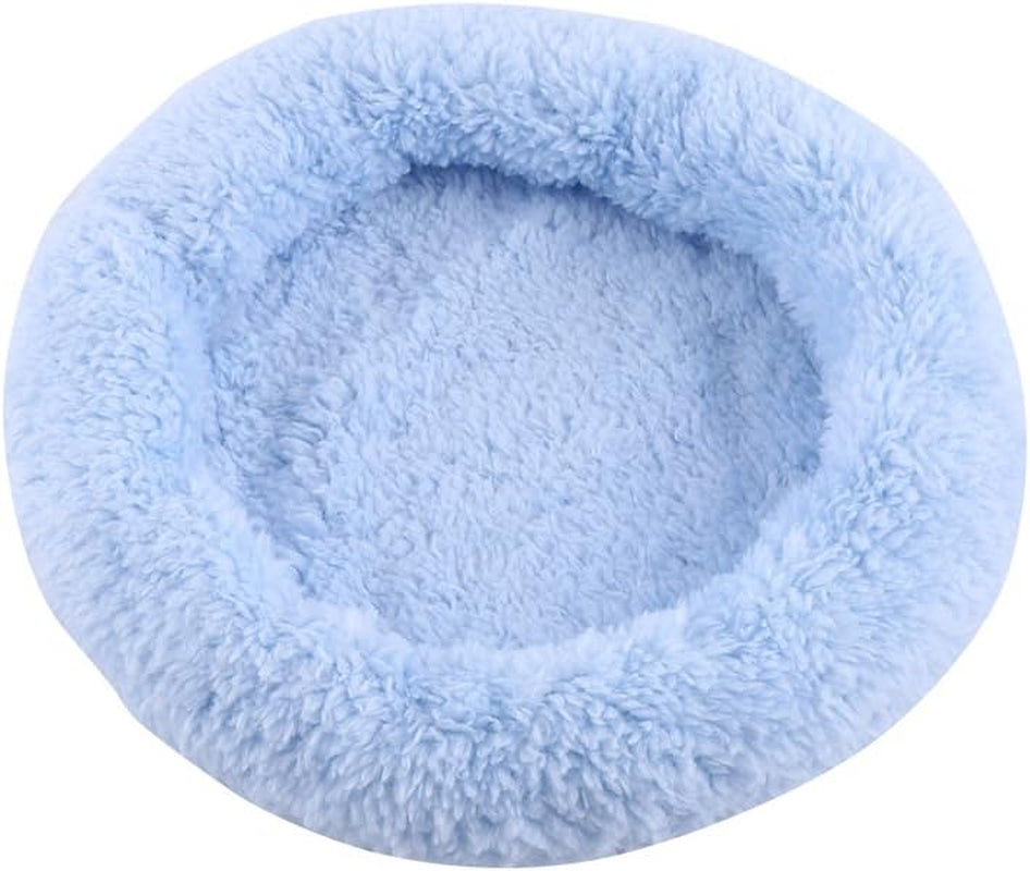 01 Durable Small Dog Bed, Comfortable Pet Bed for Small Dogs(Blue, S)