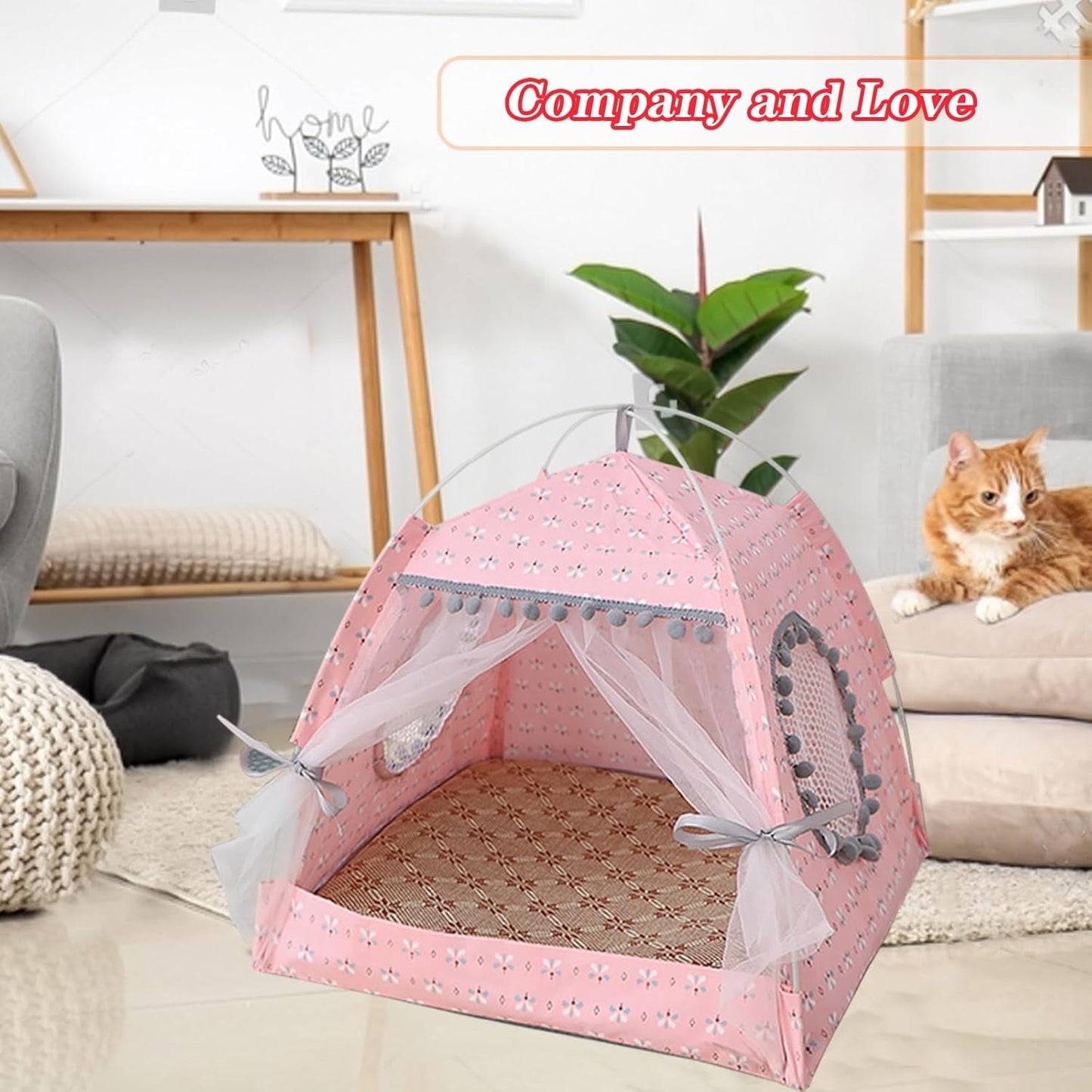 Kitty House,Kitten Tent Suitable for Samll Dogs,Pet Cute Cave Nest Dog Houses