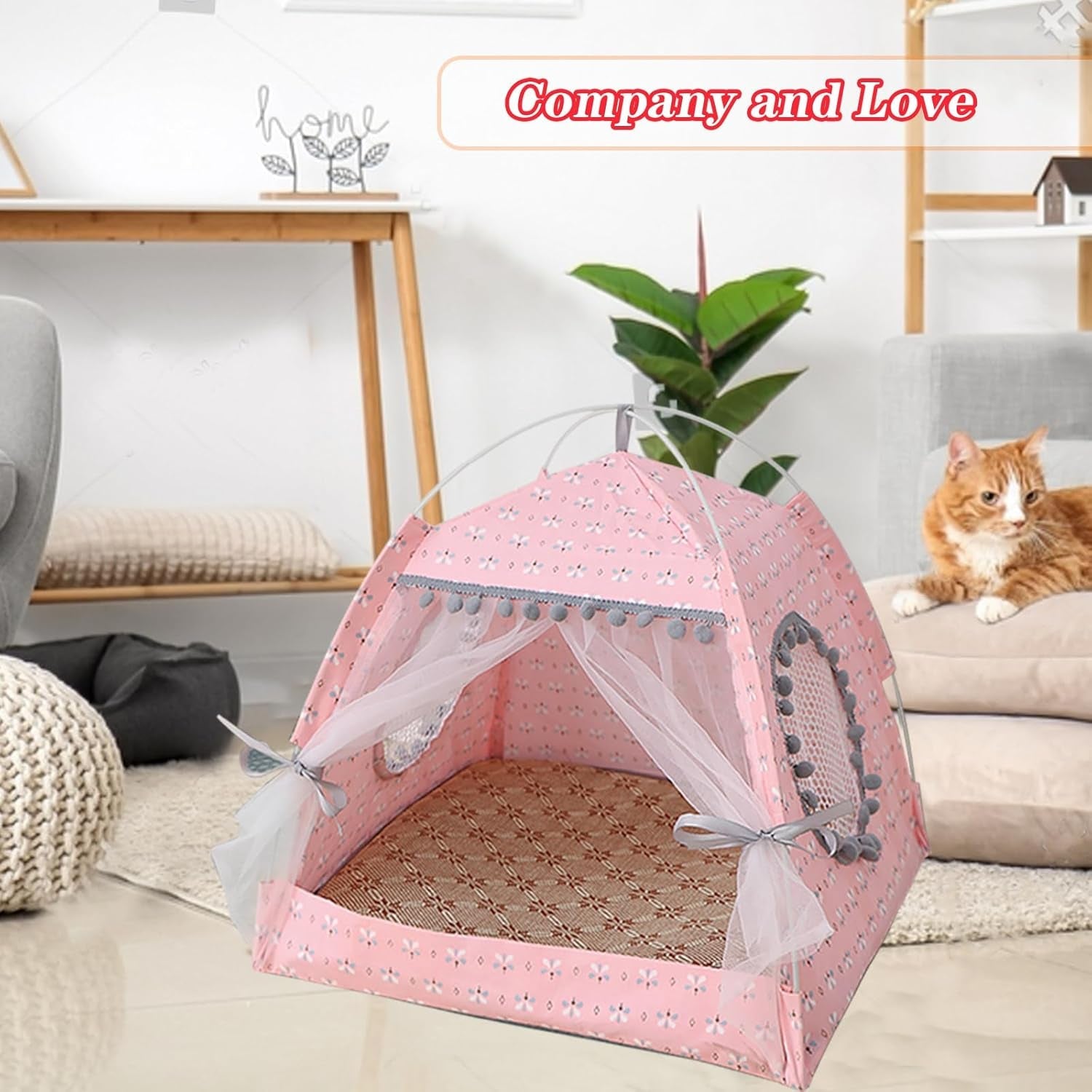 Kitty House,Kitten Tent Suitable for Samll Dogs,Pet Cute Cave Nest Dog Houses