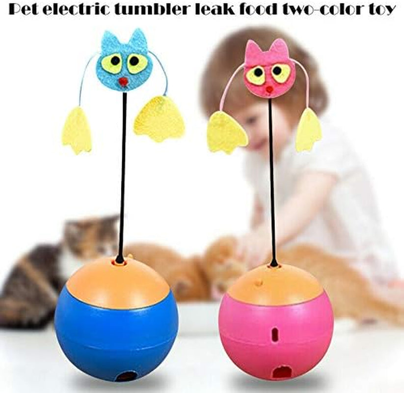 3-In-1 Tumbler Teaser Cat Toy,Cat Teasing Toy,Leakage Food Toy, Food Dispenser Ball Multifunctional Toy for Cats