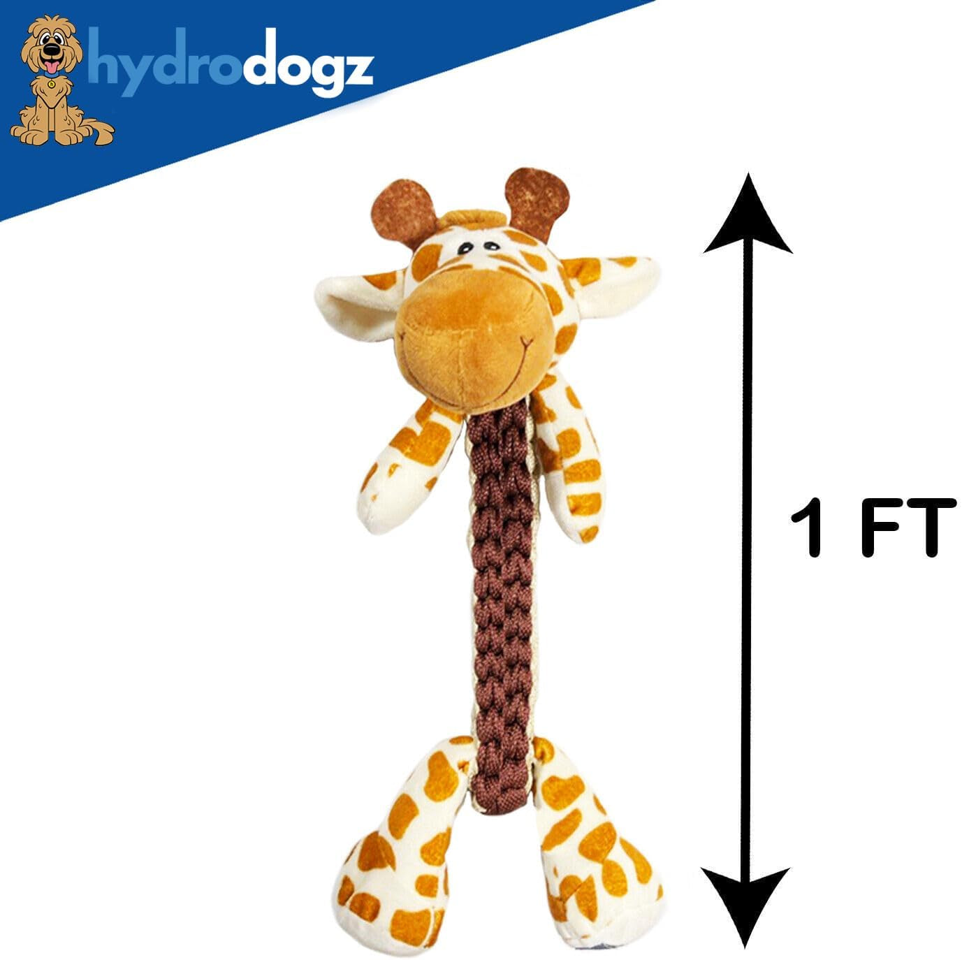 [4 Pack] Zoo Pals Rope Toys Animal Assortment Bundle for Small Medium and Large Dogs, Interactive Puppy Teething Durable Thick Chew Toys for Aggressive Chewers