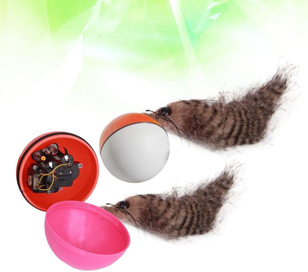 2Pcs Small Dog Toy Cat Toys Kitten Toy Weasel Ball Puppy Dog Toys Pet Puppy Toy Dog Exercise Cat Mouse Toy Cat Mice Toys Kitten Balls Cat Exercise Product Funny Cat