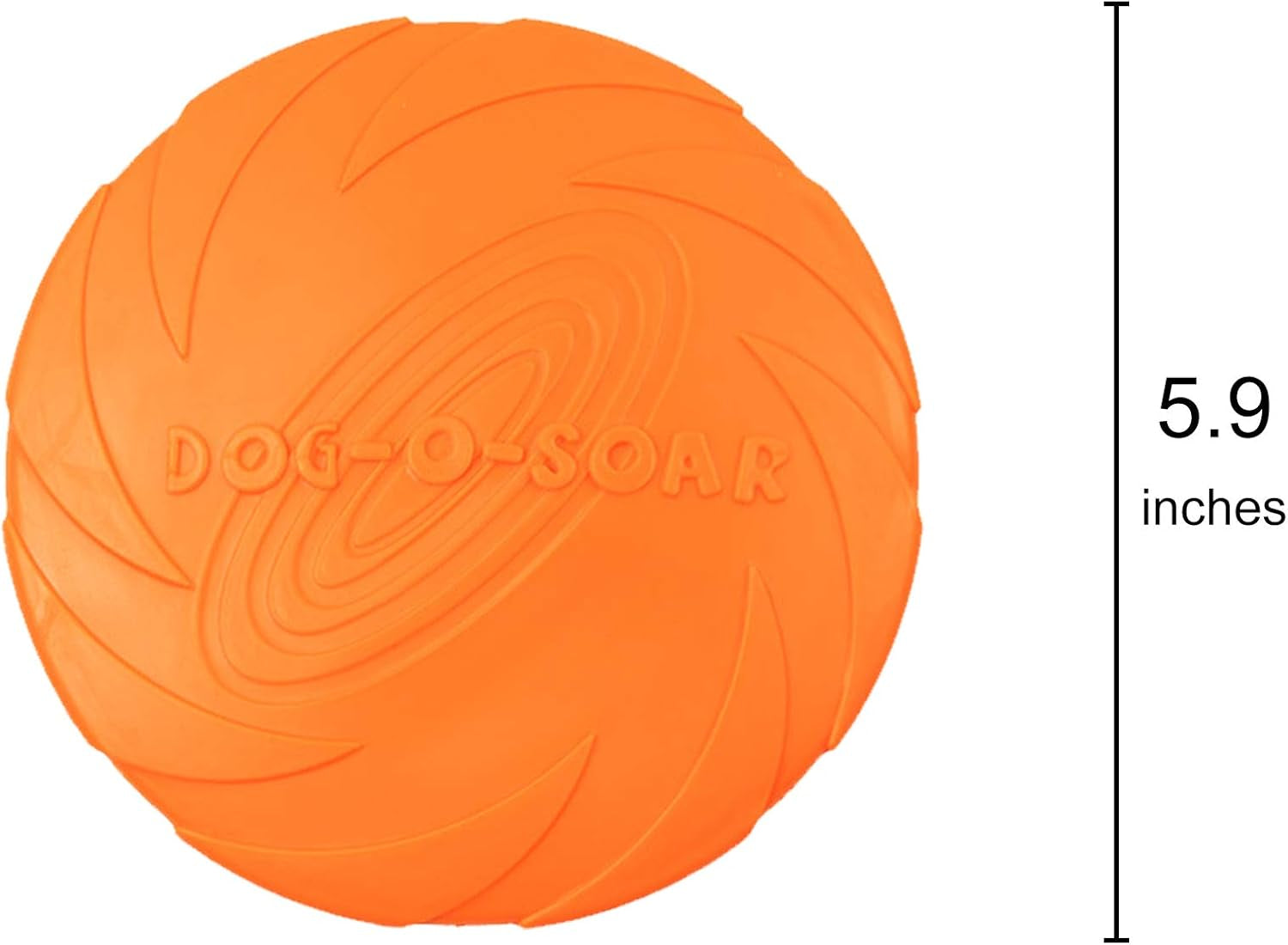 3 Pack Dog Flying Disc Floating Dog Toys, Durable Dog Training Toy Nature Rubber Flying Saucer for Outdoor Pool Water (Small)