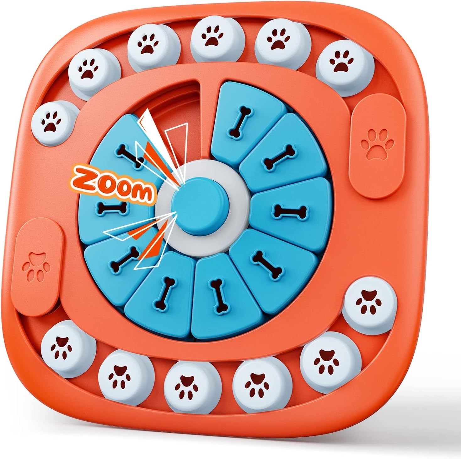 Knitly Dog Puzzle Toys for Large Medium Small Smart Dogs, Interactive Dog Toys for Boredom and Stimulation, Dog Enrichment Toys with Squeak Design，Dog Treat Puzzle Gift for Fun Slow Feeder