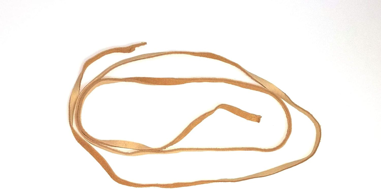 Kitty Leather Fling String - Interactive Cat and Kitten Toy - USA Made, USA Leather (Buffalo Leather on Birch Wand)