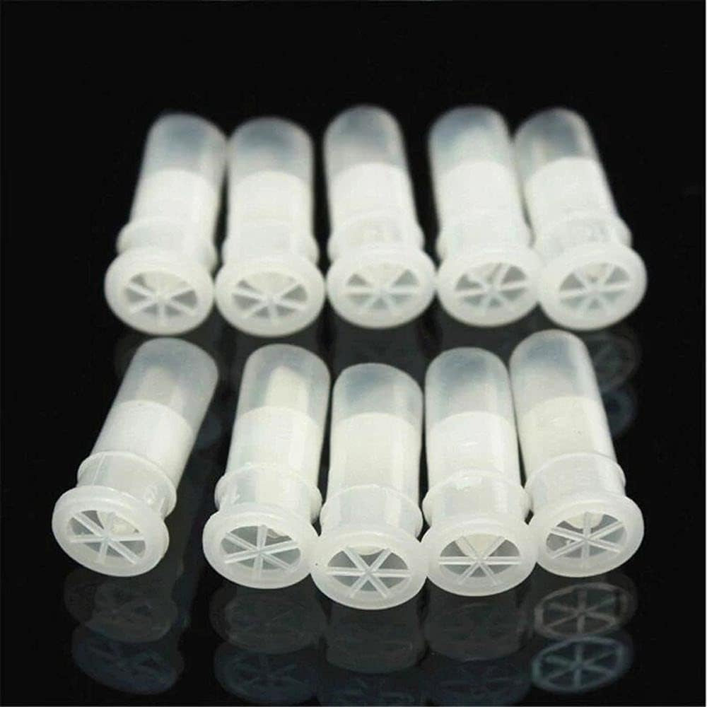 100 Pcs Toy Noise Maker Insert Squeaker, White Noise Maker, DIY Dog Cat Squeakers Toy, BB Whistle Insert Replacement(18.8X6.8Mm 100Pcs)