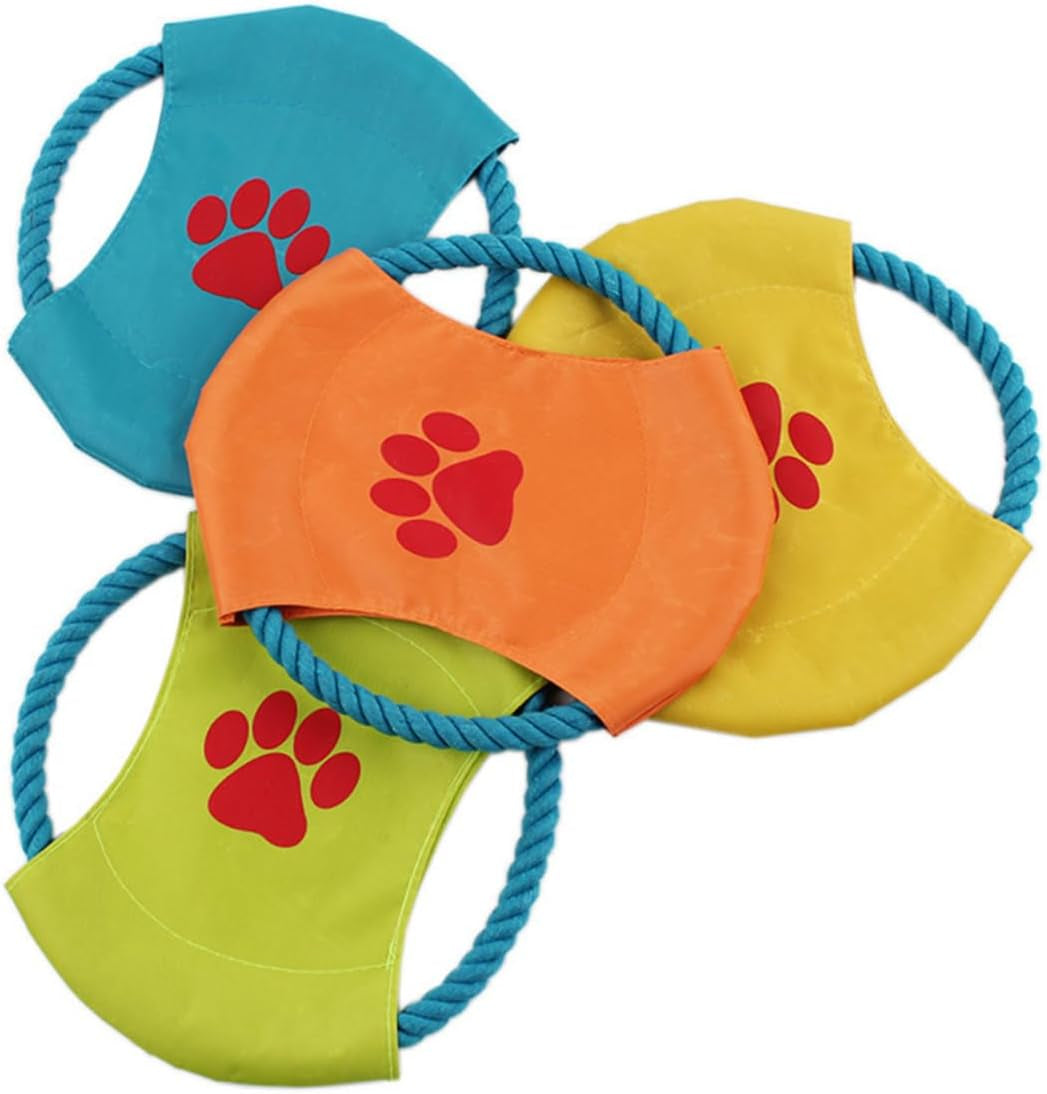 2 Pcs Flying Disk Toys Special Throwing Disc Toys Dog Throwing Discs Toy Dogman Toys Golden Retriever Dog Training Flyer Toy Puupy Soft Disc Flying Discs Toy Pet