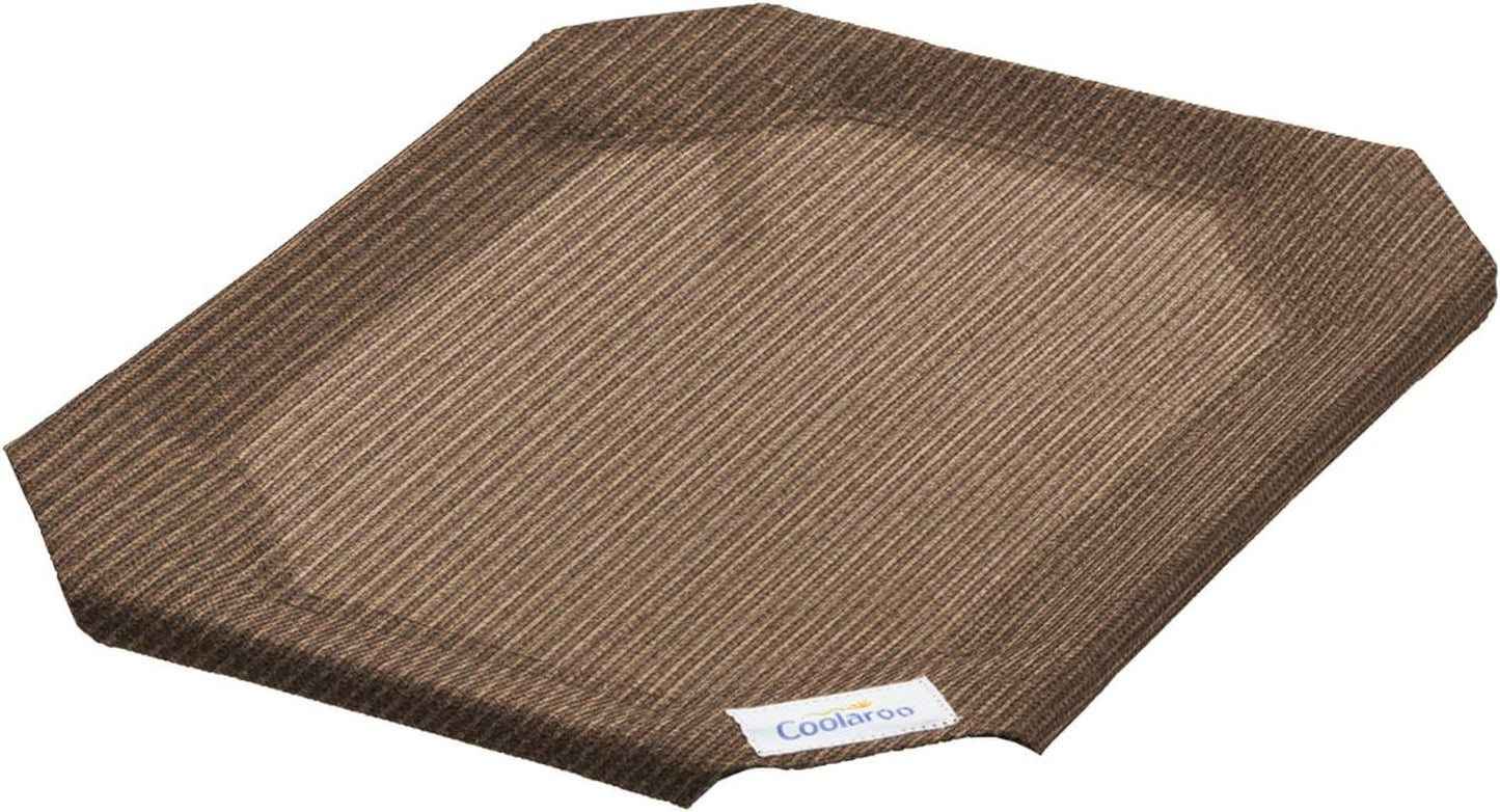 Coolaroo Replacement Cover, the Original Elevated Pet Bed by Coolaroo, Large, Nutmeg