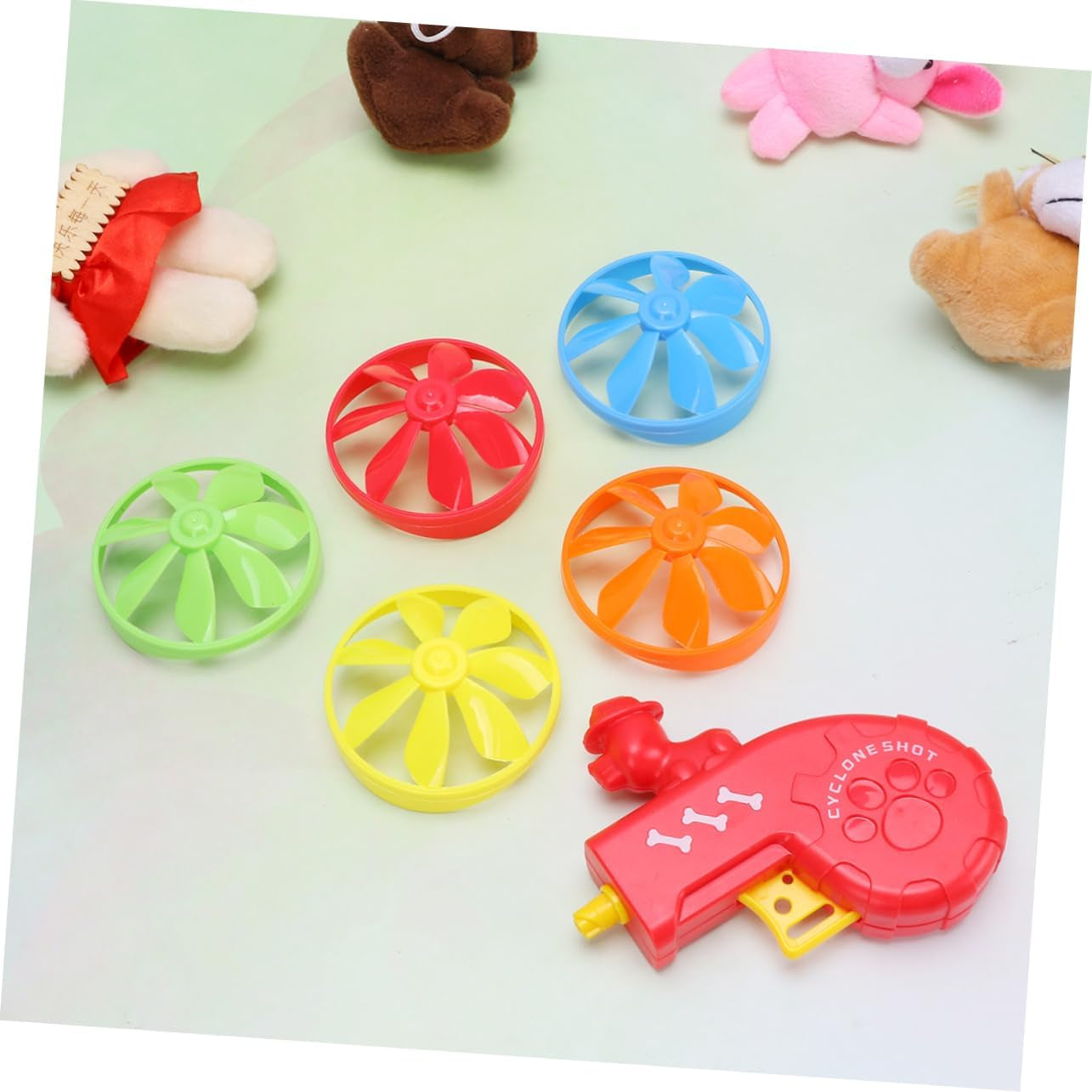 1 Set Interactive Training Dog Toy Kitten Toy Cat Flying Propellers Remote Control Cat Flying Toy for Cats Pet Catch Toy Dog Chasing Toys Child Red Chew