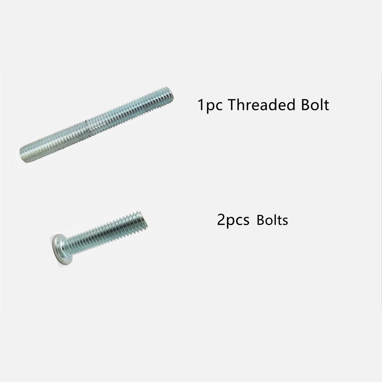 2-Pack 17.7" L, Ø 2.75" Cat Tree Replacement Post with M8 Bolt, Cat Tower Relacement Post, DIY Cat Scratching Post Replacement Part Pole