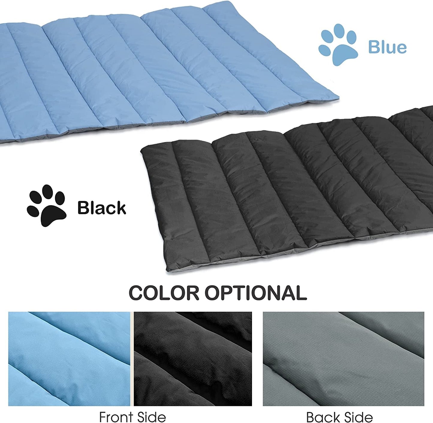 Heeyoo Outdoor Dog Bed, Water Proof Camping Dog Bed, Machine Washable and Easy Clean Travel Dog Bed, Foldable Pet Mat for Small, Medium, and Large Dog and Cat