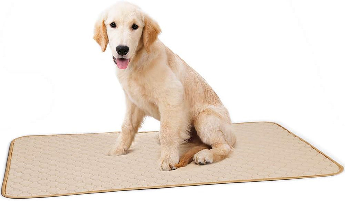 Dog Bed Mat Waterproof Crate Kennel Pad Sleeping Mattress with anti Slip Bottom for Small Medium and Large Dogs Cats Washable Pet Mat for Eating Bowls, Dog Cages, Cars and Sofa S-L