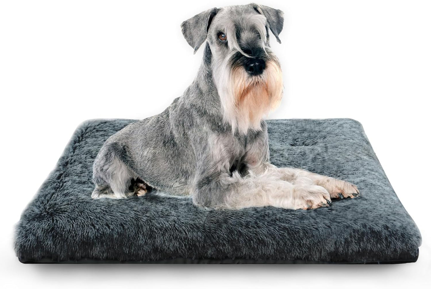 Dog Beds for Large Dogs Fixable Deluxe Cozy Dog Kennel Beds for Crates Washable Dog Bed, 36 X 23 X 3 Inches, Grey