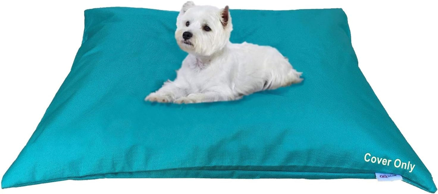 Do It Yourself DIY Pet Bed Pillow Duvet Waterproof Cover for Dog or Cat in Medium 37"X29" Vibrant Rust Color - Cover Only