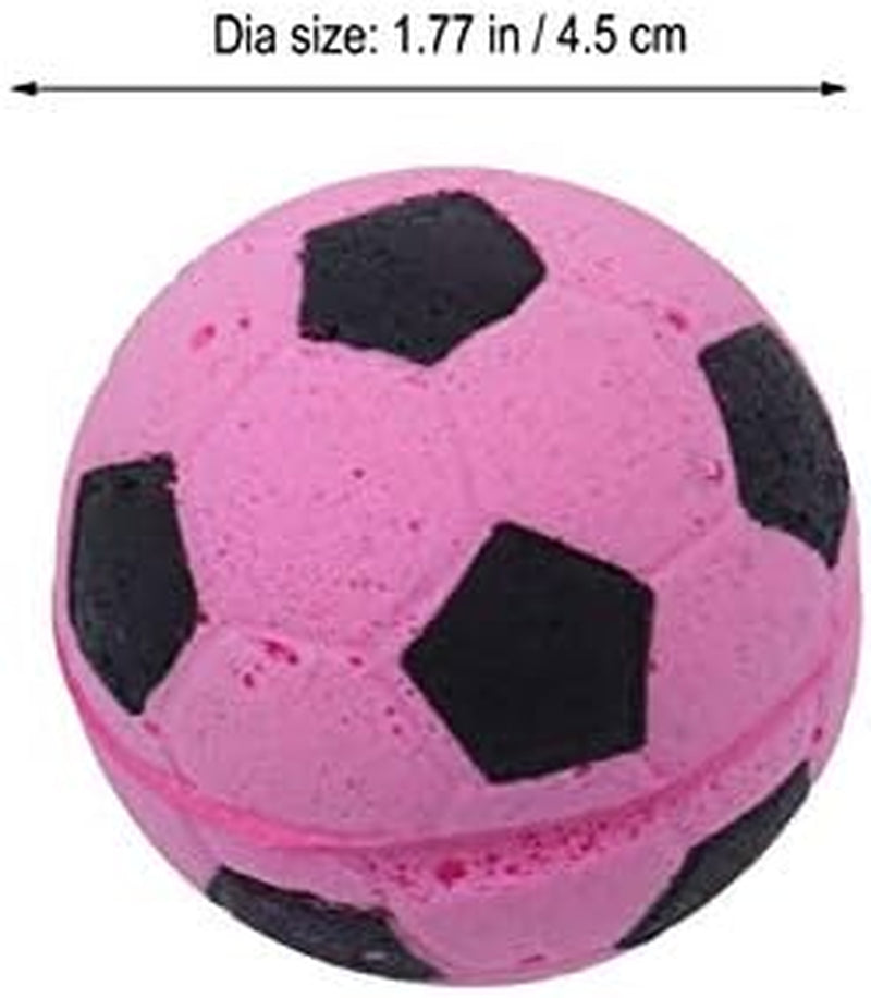 4 Pcs Sponge Football Soccer Balls Cat Toys Cat Entertainment Toy