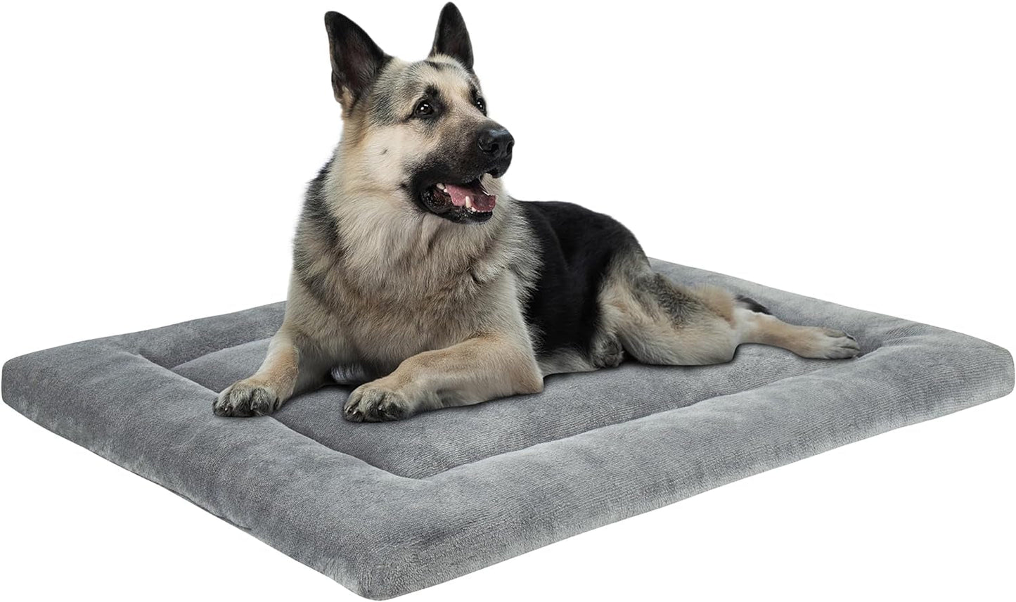 Dog Bed Mat, Crate Pad Reversible(Cool or Warm), Ultra Soft Dog Kennel Pad, Cozy Sleeping Mat for Small, Middle and Large Dogs and Cats (M(30”X20”))