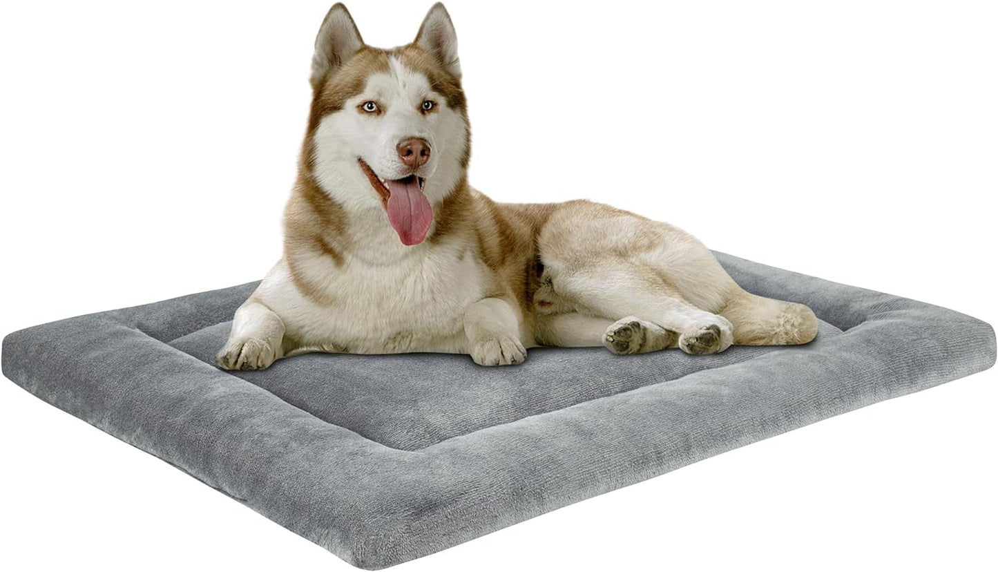 Dog Bed Mat, Crate Pad Reversible(Cool or Warm), Ultra Soft Dog Kennel Pad, Cozy Sleeping Mat for Small, Middle and Large Dogs and Cats (M(30”X20”))