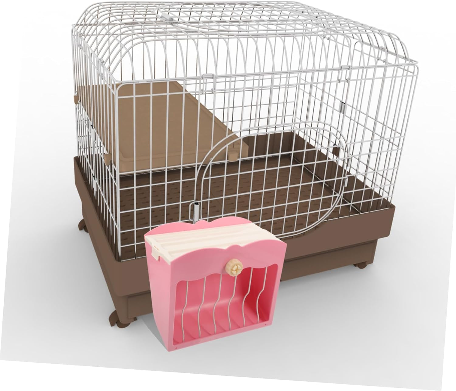 Yardwe Rabbit Grass Stand Pets Feeder Small Pet Supply Holder Pet Cage Supply Guinea Pig Food Dispenser Feeder Rabbit Feeder Racks Bunny Container Rabbit Racks Rabbit Cage Dispenser