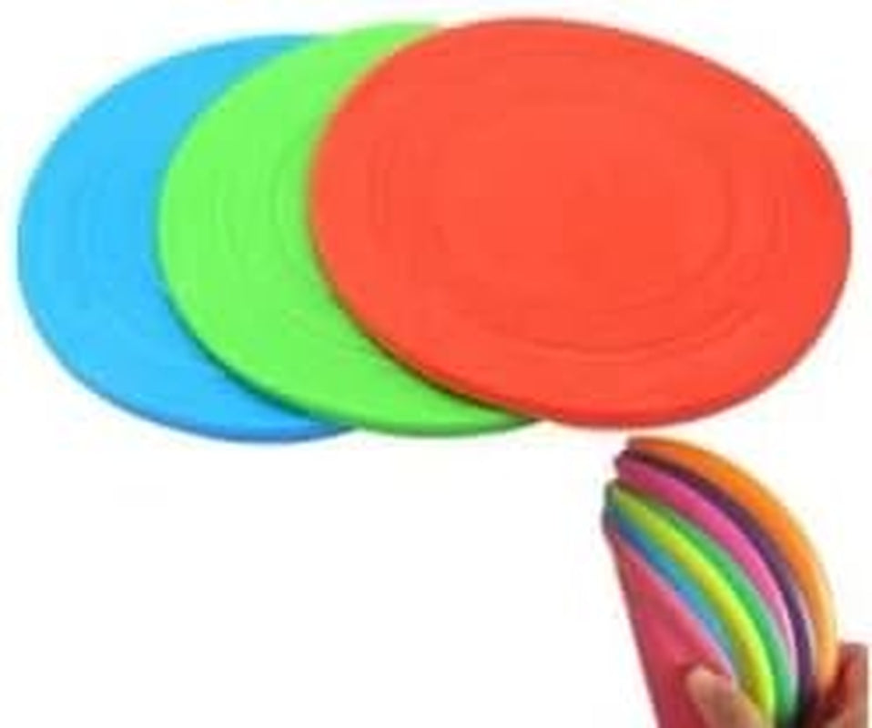 2023 Soft Pet Flying Disc Frisbeed Chew Interactive Flippy Flopper Dog Frisbeed Interactive Dog Toys Dongguan Picture Circle (Blue)