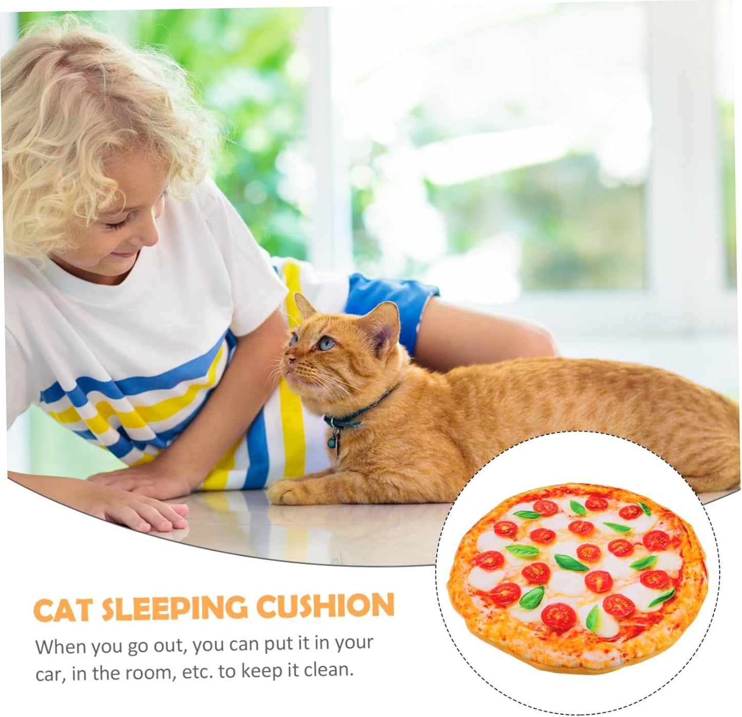 1Pc Pet Mat Dogs and Cats Mattress Pizza Blanket Pet Sleeping Pads Puppy Blanket Pet Bed House Plush Mattress Pet Bed Blankets Pet Floor Pad Dog Cushion Food Cloth Carpet