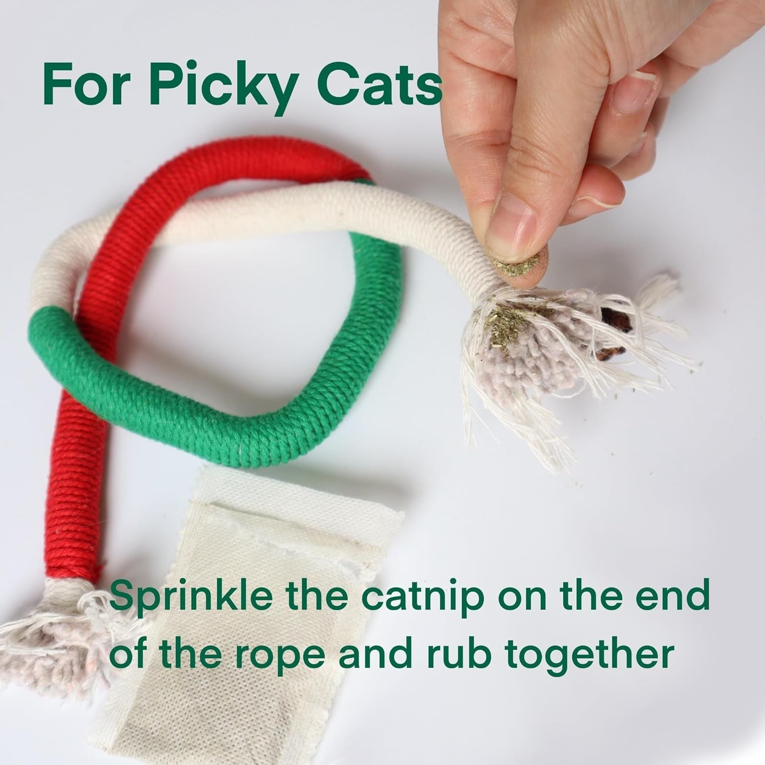 27.56&7.87 Inches Big Cat Chew Toys for Indoor Cats,Huge Catnip Toy for Teeth Cleaning, Interactive Cat Nip Teething Rope Toys for Cats Kittens Kitty, 2 Pack (Plus 2 Packs of Catnip)