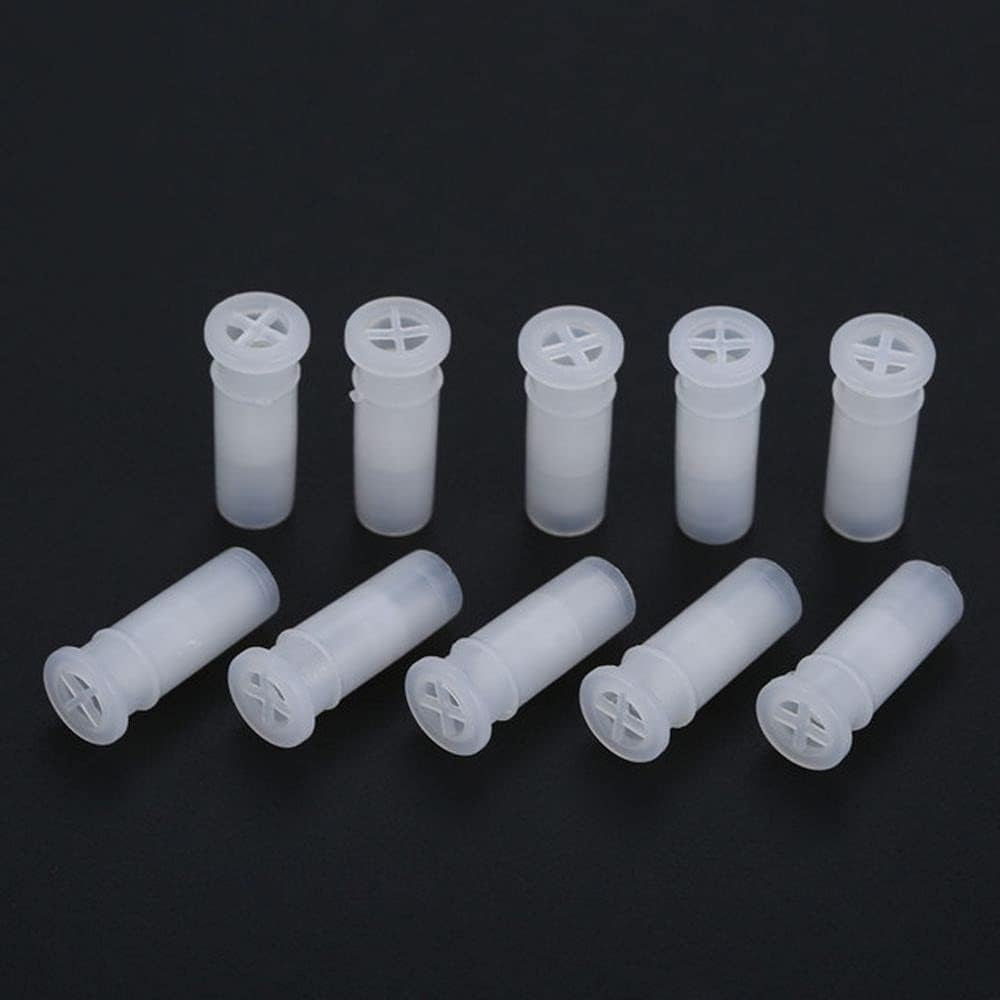 100 Pcs Toy Noise Maker Insert Squeaker, White Noise Maker, DIY Dog Cat Squeakers Toy, BB Whistle Insert Replacement(18.8X6.8Mm 100Pcs)