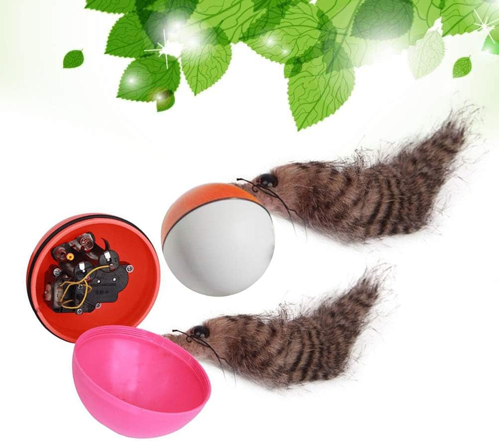 2Pcs Small Dog Toy Cat Toys Kitten Toy Weasel Ball Puppy Dog Toys Pet Puppy Toy Dog Exercise Cat Mouse Toy Cat Mice Toys Kitten Balls Cat Exercise Product Funny Cat