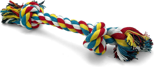 Knotted Rope Chew Toy for Dogs - Large Size 12"