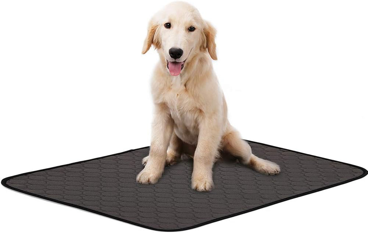 Dog Bed Mat Waterproof Crate Kennel Pad Sleeping Mattress with anti Slip Bottom for Small Medium and Large Dogs Cats Washable Pet Mat for Eating Bowls, Dog Cages, Cars and Sofa S-L