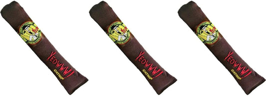 Yeowww! Catnip Cigar 3 Pack | Pure Leaf & Flowertop Blend | Cat and Kitten Toy