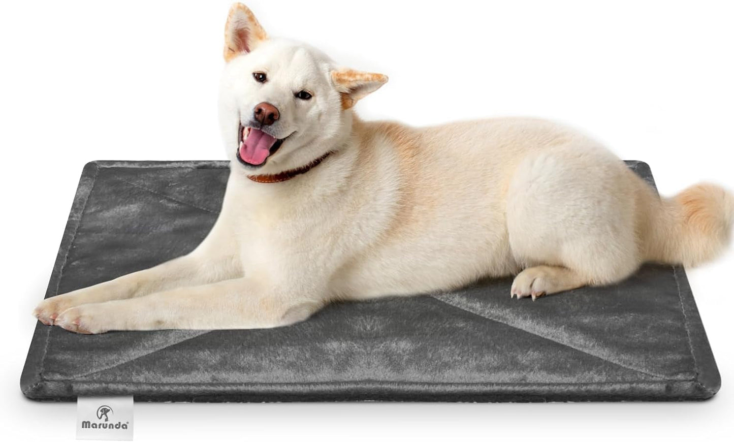 MARUNDA Self Warming Cat Bed,Super Soft Dog Bed Crate Bed Blanket, Self Heating Cat Pad, Thermal Cat and Dog Warming Bed Mat.