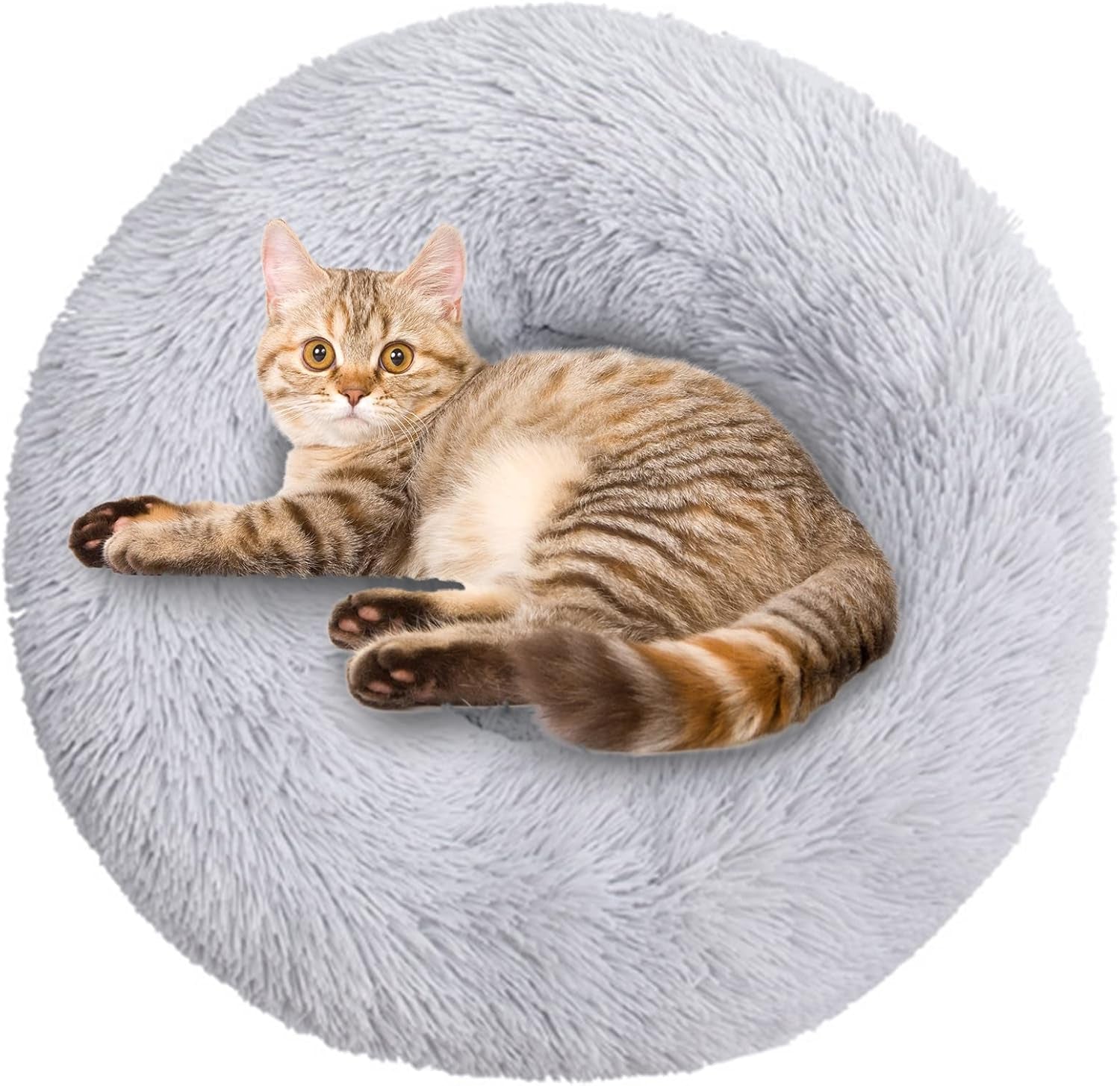 Calming Dog Bed Cat Bed-Machine Washablehigh Bolster, Multiple Sizes S-XXL