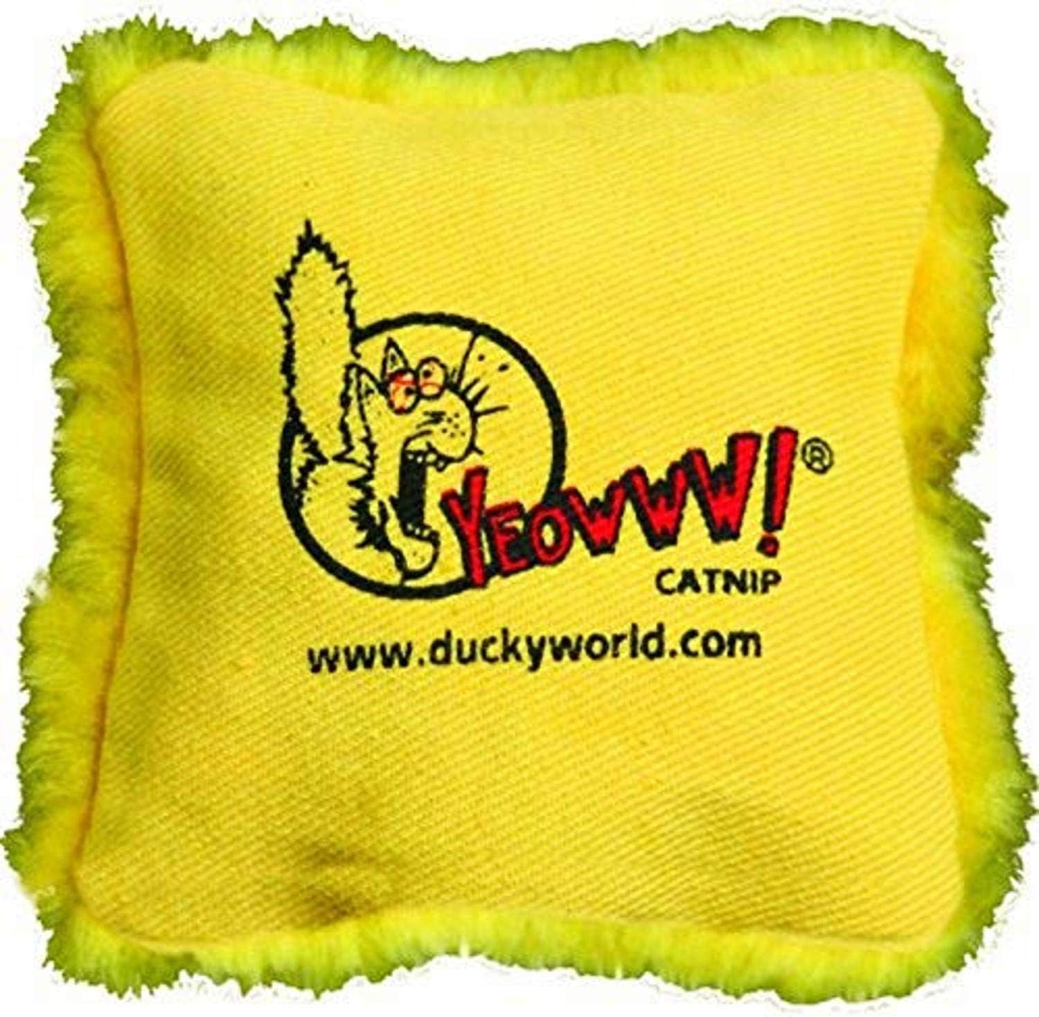 Yeowww! Catnip Pillows Yellow (Single)