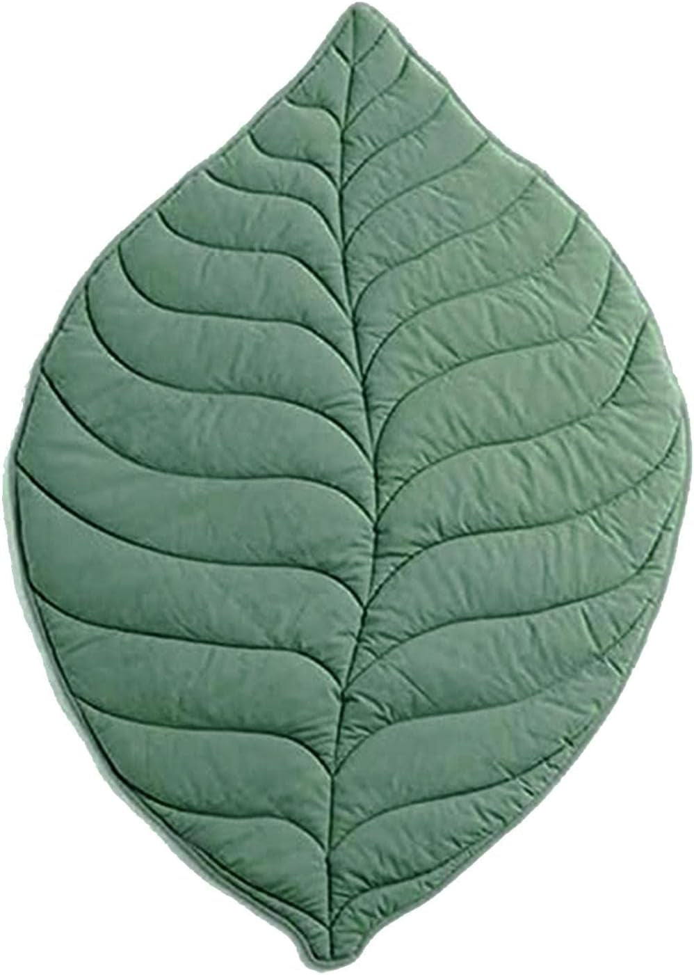 3D Leaves Shaped Pet Blanket,Cushion Household Dog Blanket or Cat Blanket, Warm a Soft, Plush Blankets for Dog Bed a Cat Bed Couch Sofa, Green