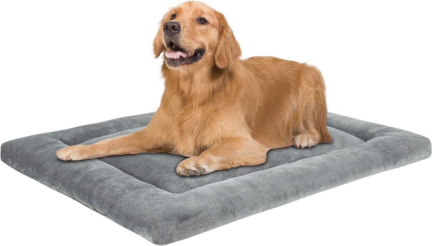 Dog Bed Mat, Crate Pad Reversible(Cool or Warm), Ultra Soft Dog Kennel Pad, Cozy Sleeping Mat for Small, Middle and Large Dogs and Cats (M(30”X20”))