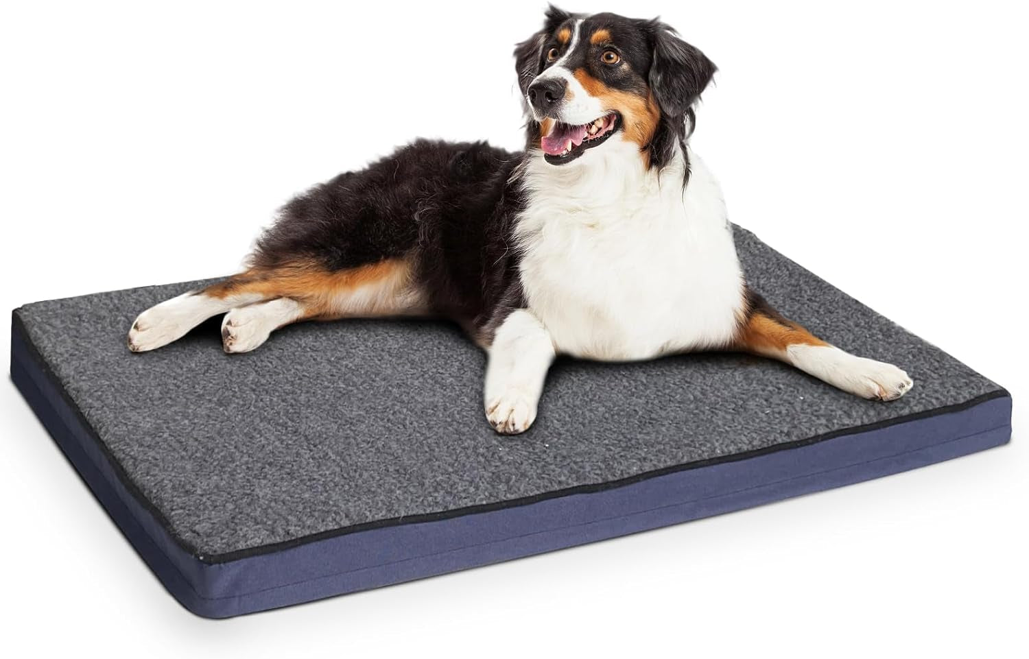 Dog Bed Mat Dog Crate Pad Mattress Reversible (Cool & Warm), Water Proof Linings, Removable Machine Washable Cover, Firm Support Pet Crate Bed