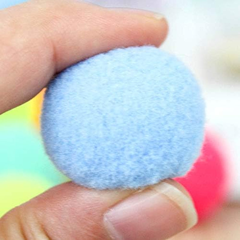 30 Pcs Cute Funny Cat Toys Stretch Plush Ball Soft Colorful Cat Toy Ball Interactive Cat Toys Kitten Toys Chew Toy