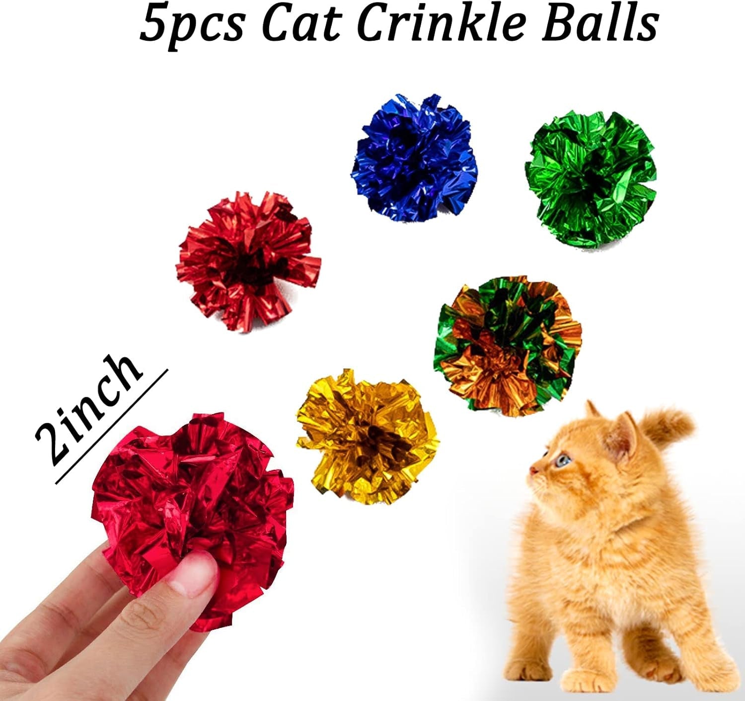 25PCS Cat Toy Kitten Toys for Indoor Cats,Cat Toy Set Including Cat Butterfly Wand Toy,Catnip Ball,Cat Spring Toy,Cat Door Hanging Toy,Cat Crinkle Balls,Sparkle Ball for Cat, Kitty