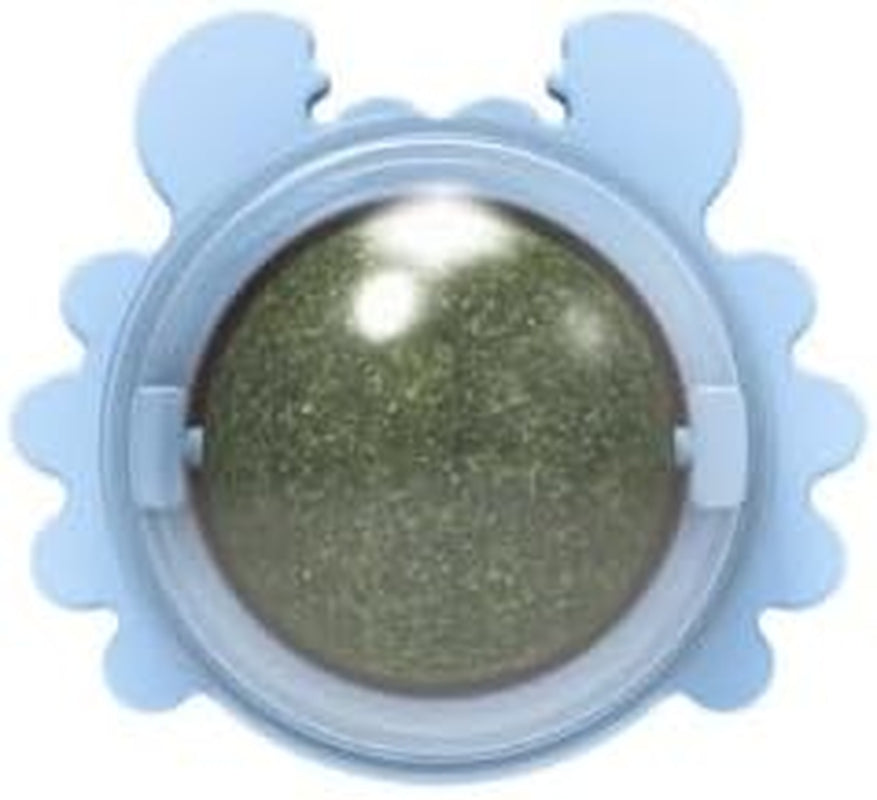 Kitty Kick Stix Catnip Wall Balls (3 Pack), Cat Toy with Catnip Self Adhesive - Healthy Kitty Teeth Cleaning Dental Chew Toys, Cat Wall Treats. Edible Kitten Silvervine Ball