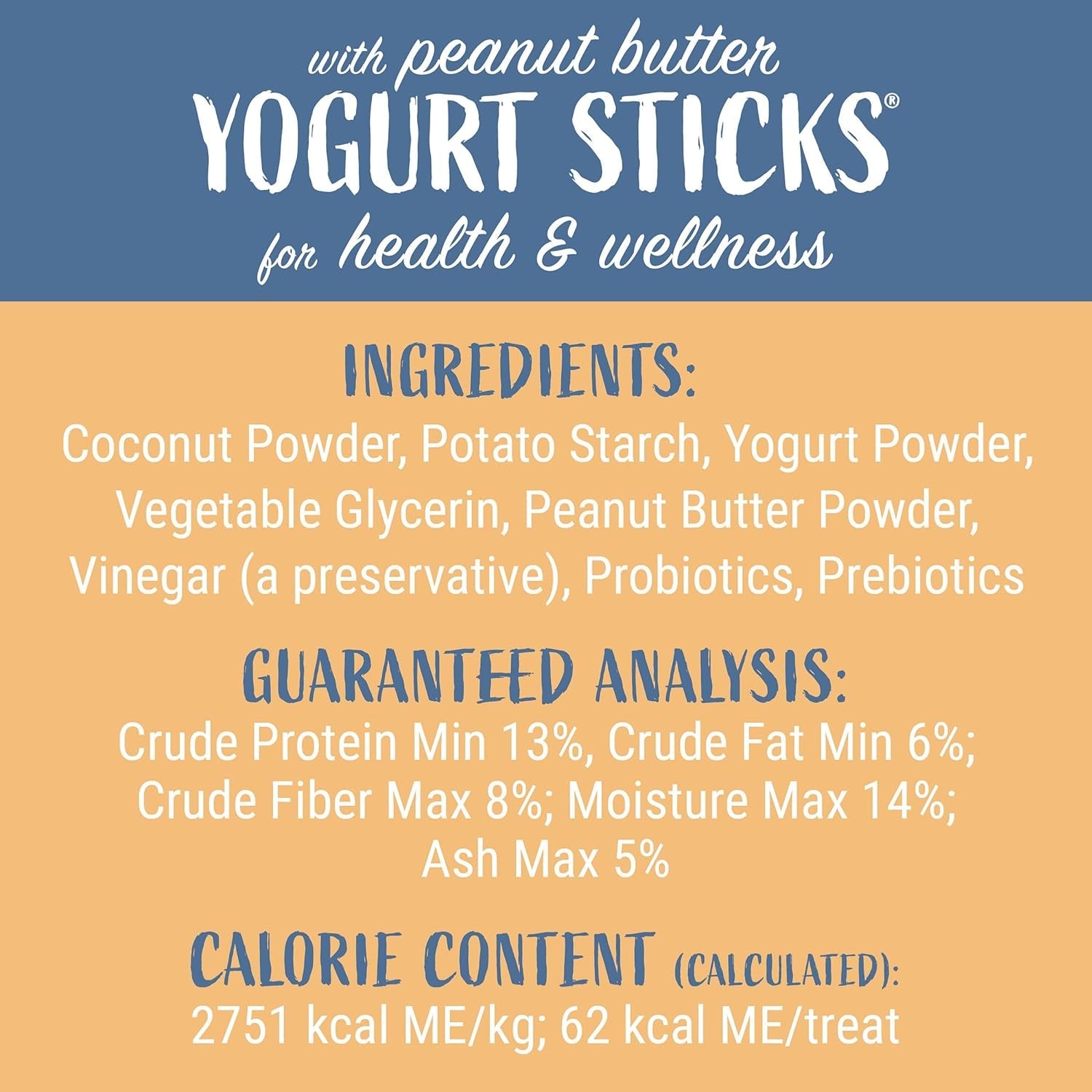 Yogurt Sticks, Prebiotic & Probiotics, Protein Rich - Lactose Free - Gluten Free - Corn Free - Grain Free, USA Made, for All Breeds, 5 Pieces of Droolicious Yogurt Sticks, Peanut Butter Flavor