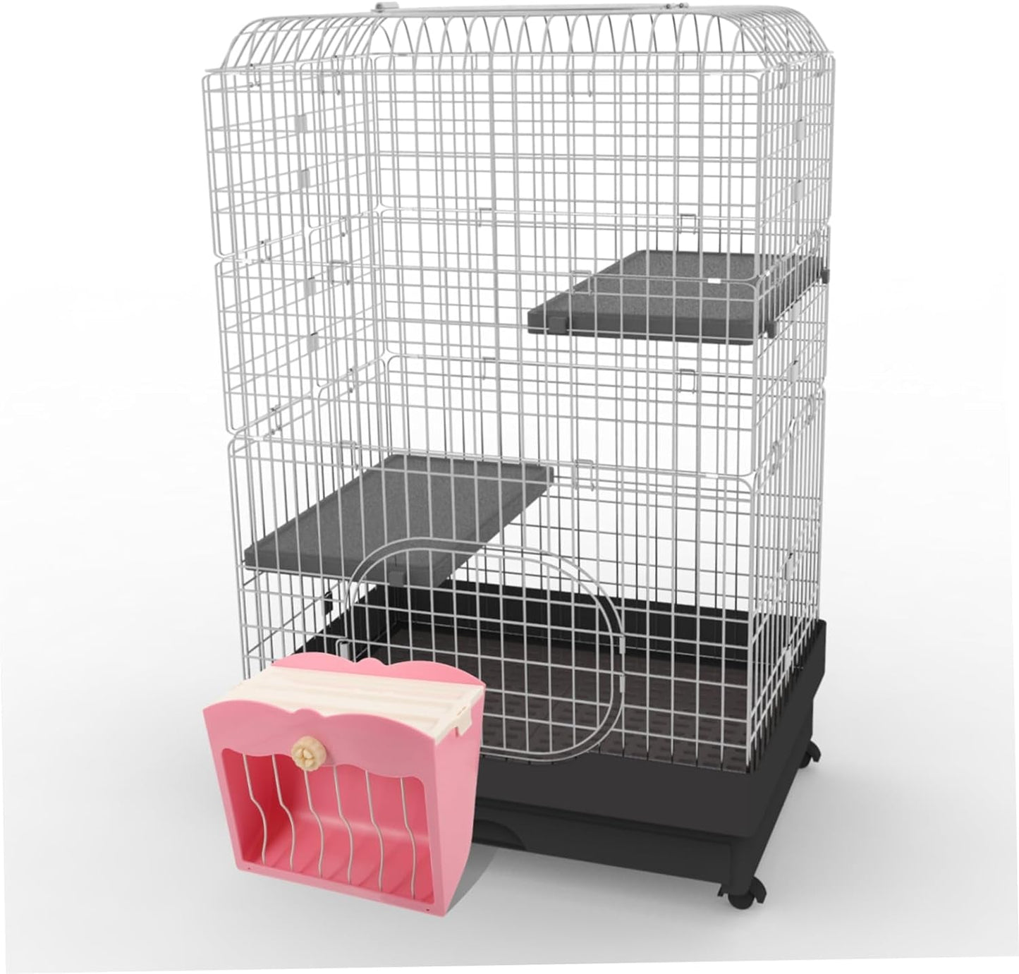 Yardwe Rabbit Grass Stand Pets Feeder Small Pet Supply Holder Pet Cage Supply Guinea Pig Food Dispenser Feeder Rabbit Feeder Racks Bunny Container Rabbit Racks Rabbit Cage Dispenser