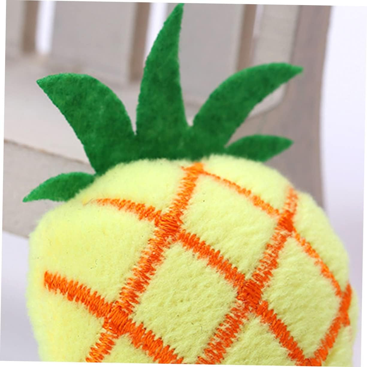 20 Pcs Kitten Toys for Indoor Cats Doll Toys Indoor Cat Toys Cat Bite Toy Pet Playing Toy Cat Catnip Toys Simulated Pineapple Toys Pet Doll Toy Pet Fruit Toy Plush Toy