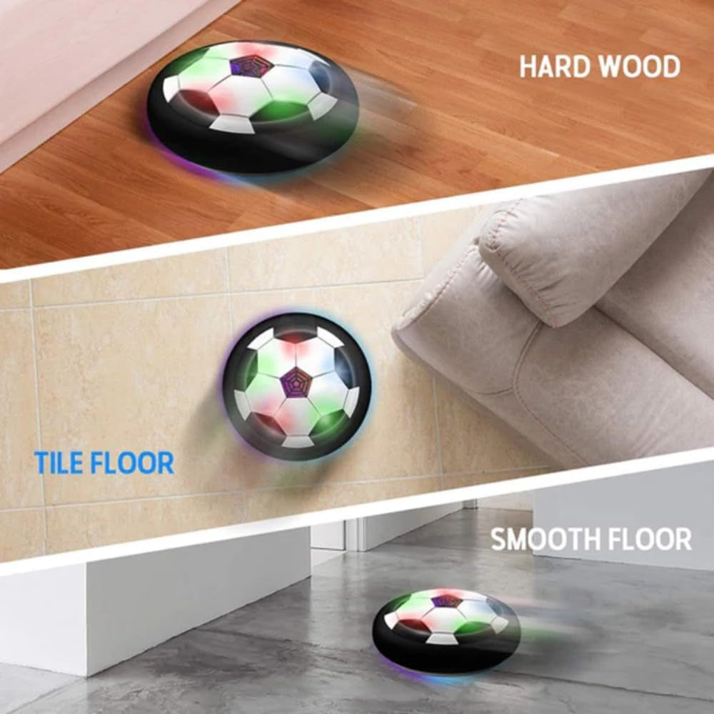 2023 New Active Gliding Disc - with Cool Lighting Effects, Interactive Gliding Disc Dog Toy, Durable ABS Material, Motion Activated Automatic Active Gliding Disc Toy for Dogs Pets (LED Light+Music)