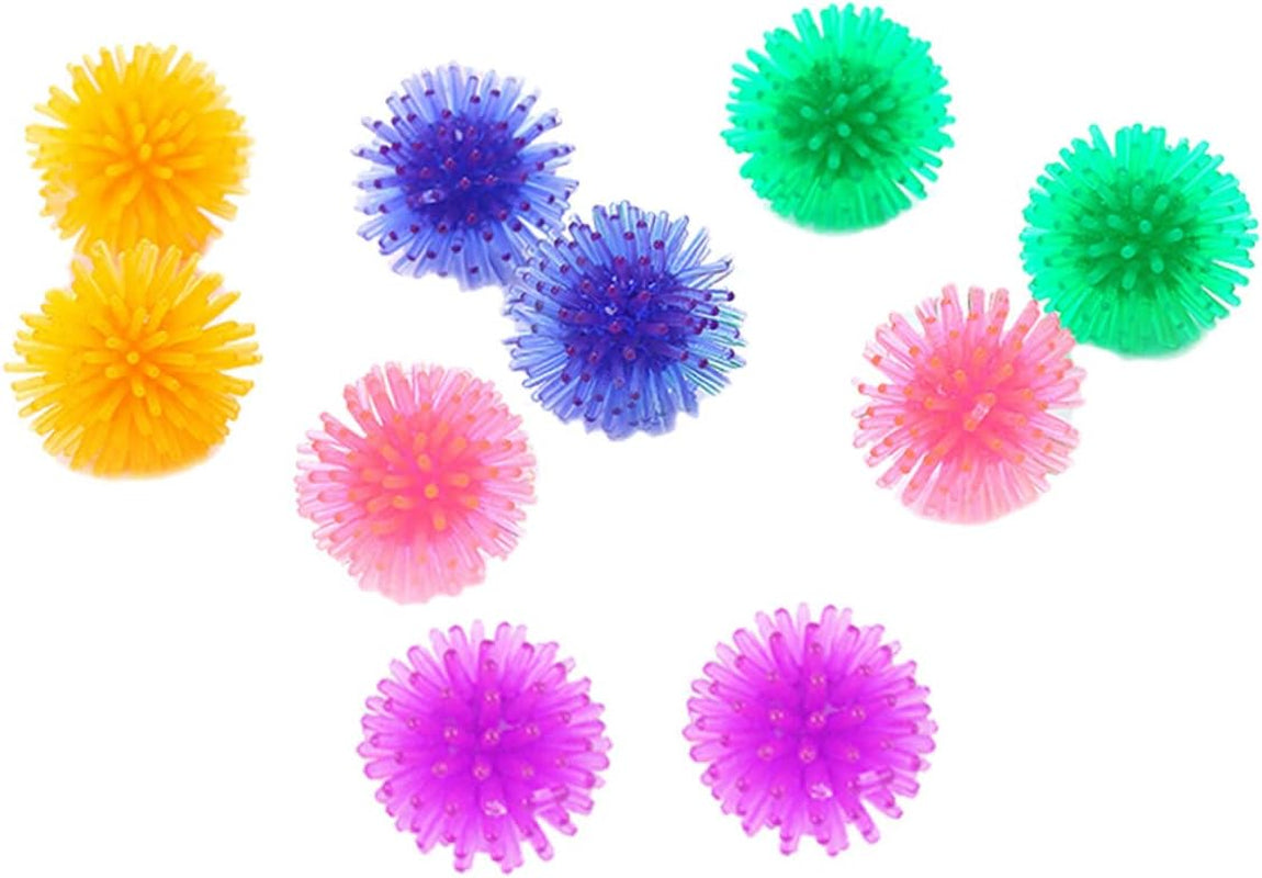 10Pcs Cat Prickly Ball Toy Ball Teething for Puppies Catnip for Cats Pet Scratch Cat with Catnip Cat Catnip Sticks Pet Molar Chew Toy Kitten Plastic Cat Ball