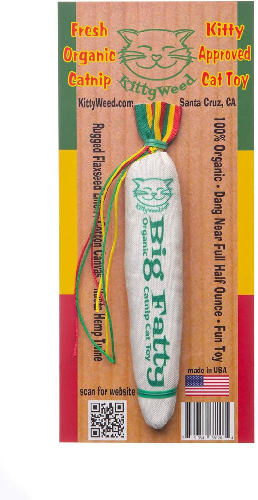 Kittyweed’S Big Fatty Catnip Cat Toy - One of the Most Potent Catnip Toys on the Market!